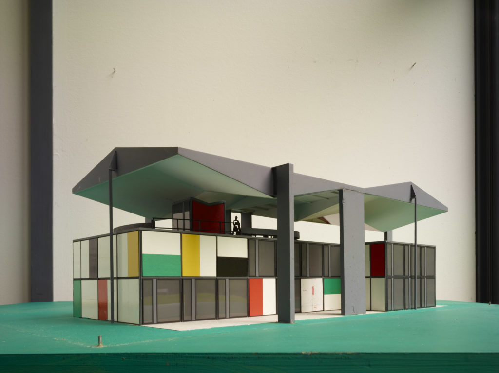 The final model of the Le Corbusier musuem