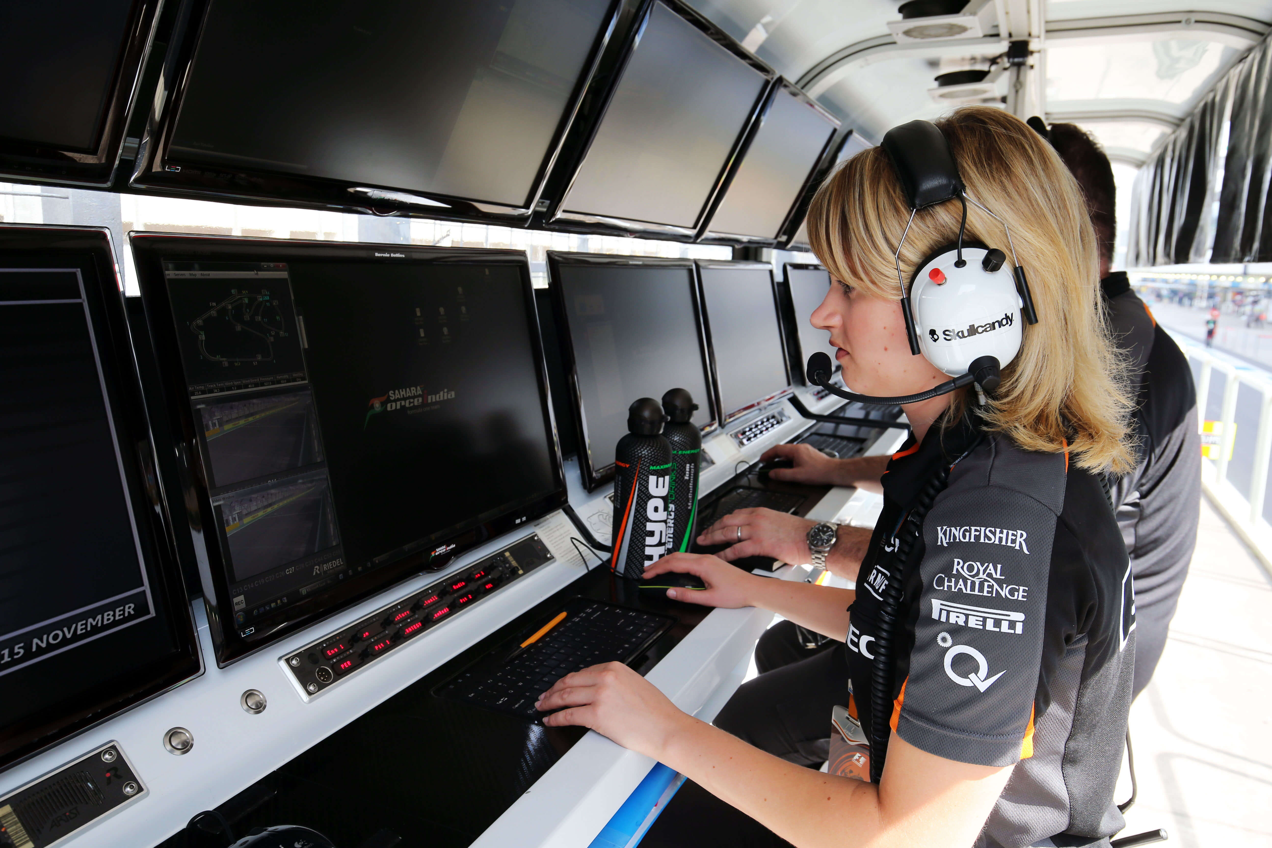 Bernadette Collins (GBR) Sahara Force India F1 Team Performance and Strategy Engineer
