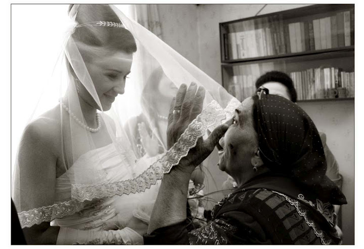 A bride and her grandmother
