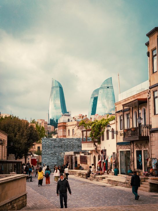 The town of Baku